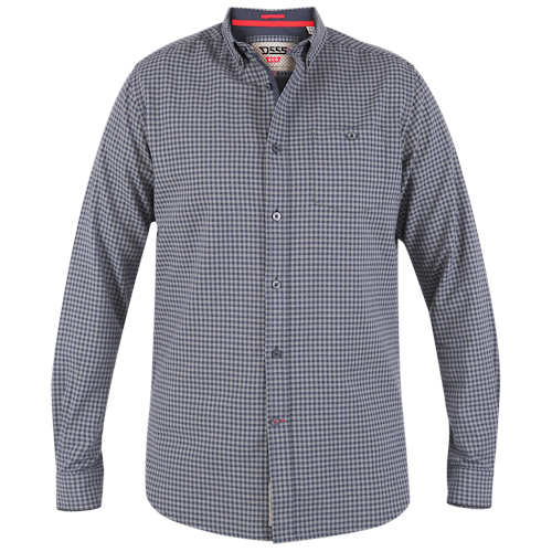 D555 Padstow Flannel Shirt Navy